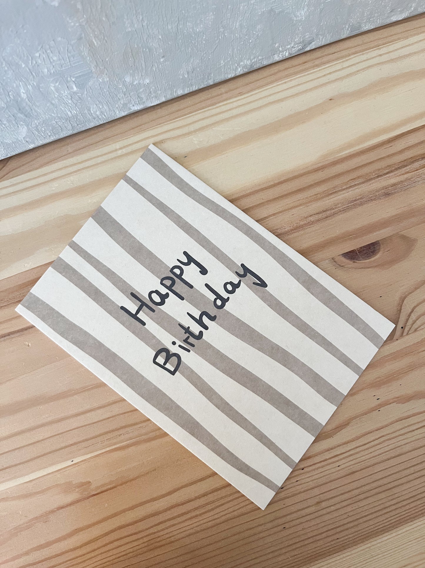 Dicke Postkarte - Happy Birthday