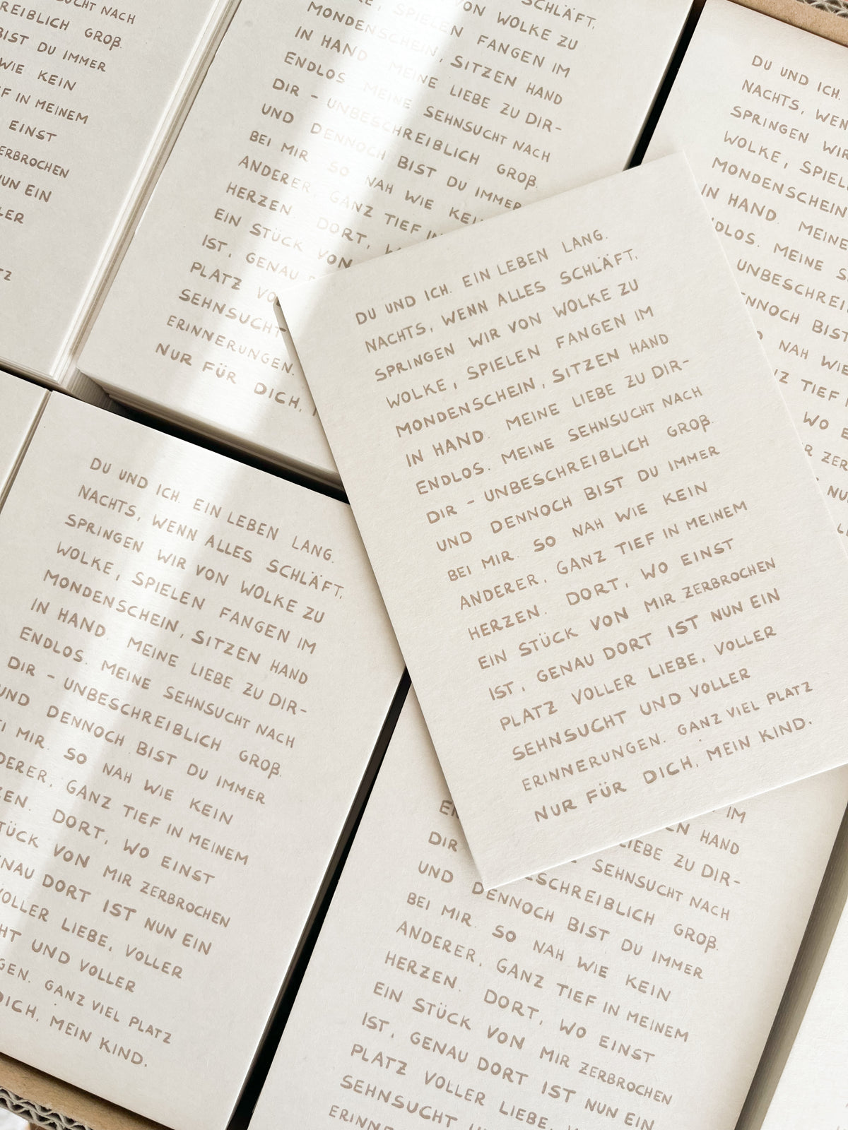 Dicke Postkarte - Sternenkind