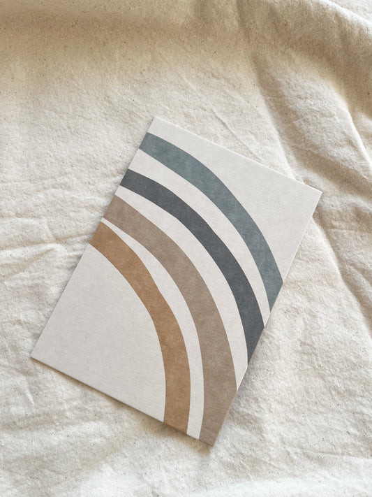 Dicke Postkarte - Regenbogen