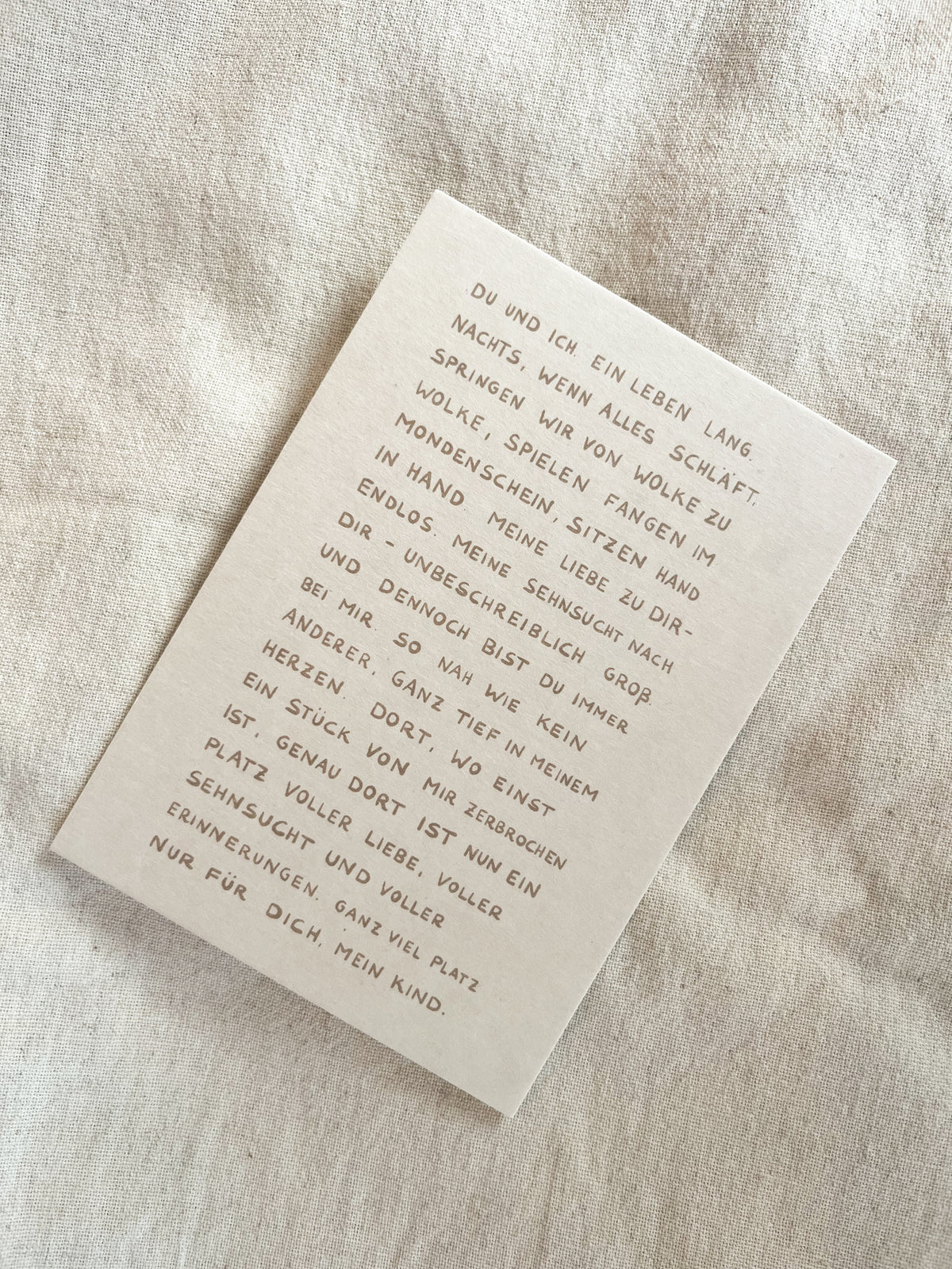Dicke Postkarte - Sternenkind