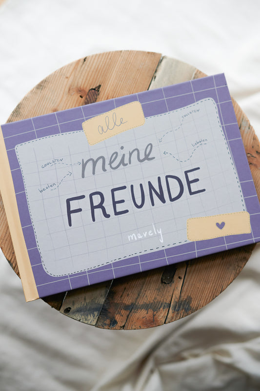 Freundebuch Lila